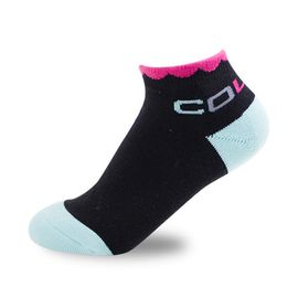 [BY_Glove]  Colton Ankle Golf Socks, Athletic Running Socks Cushioned Breathable Low Cut Sports Tab Socks for Women, GMS40012 _  One box of 50 Pairs, golf socks _ Made in Korea